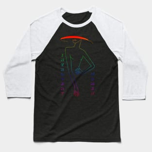 Introvert Women Rainbow Pride Baseball T-Shirt